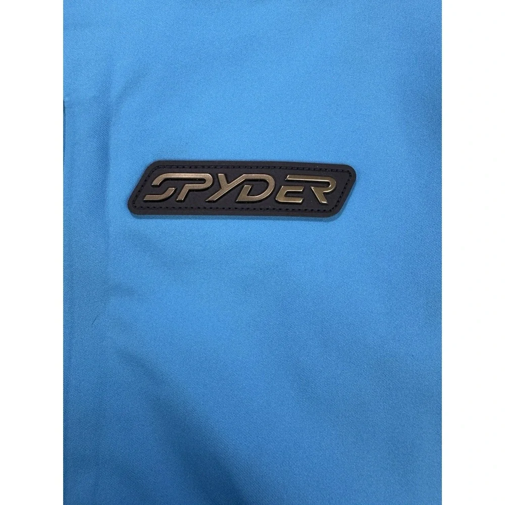 Spyder Contact Jacket Men‎ Blue 2XL 10K Waterproof Insulated Ski Snowboard